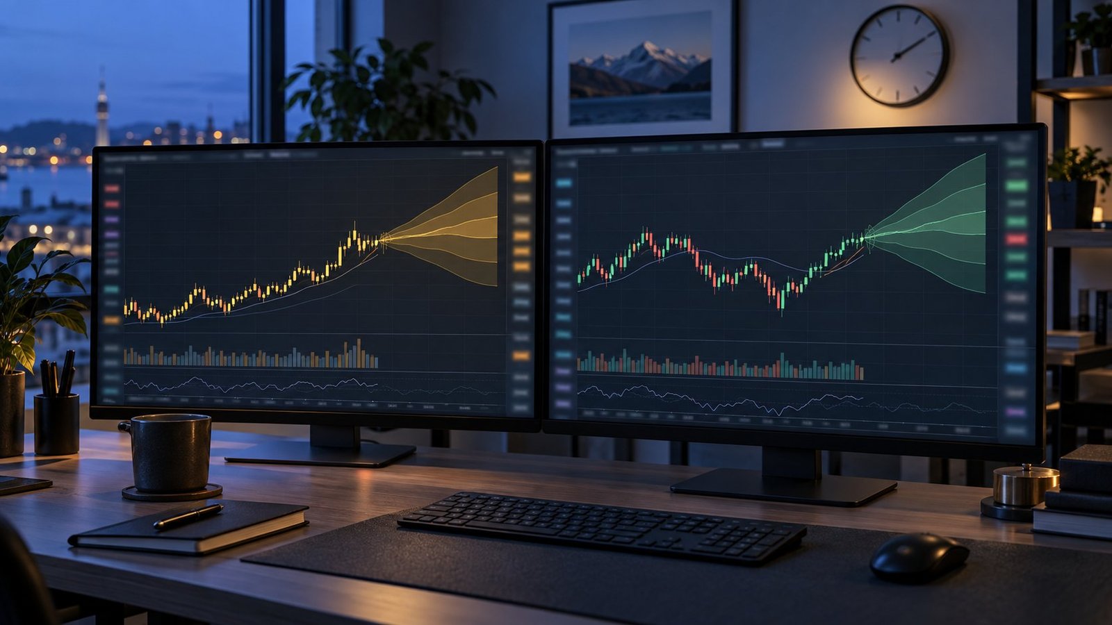 Commodity-Sensitive Forecast Paths Energy shock forex prediction with gold and New Zealand dollar forecast paths