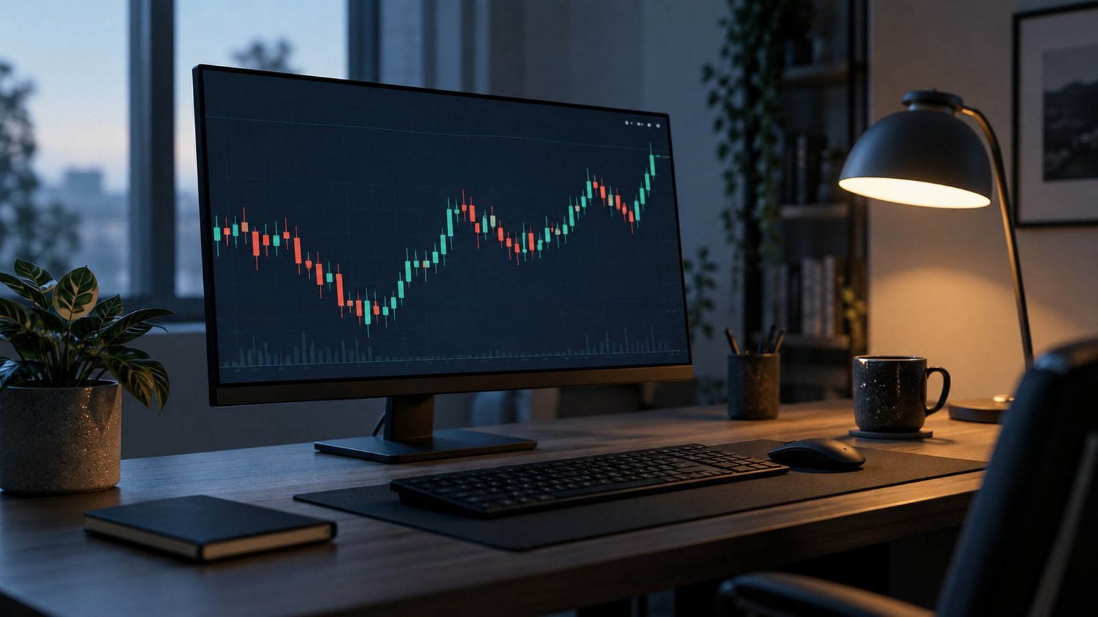 Trader recording a forex predict candles MT5 tester forecast at the first M15 tick